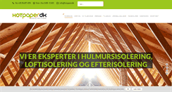 Desktop Screenshot of hotpaper.dk